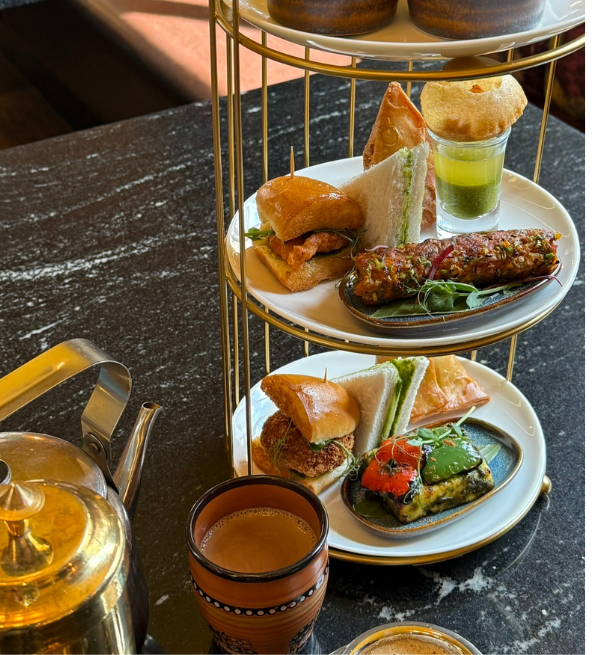 Elegant Indoor and Outdoor Catering Table Setup