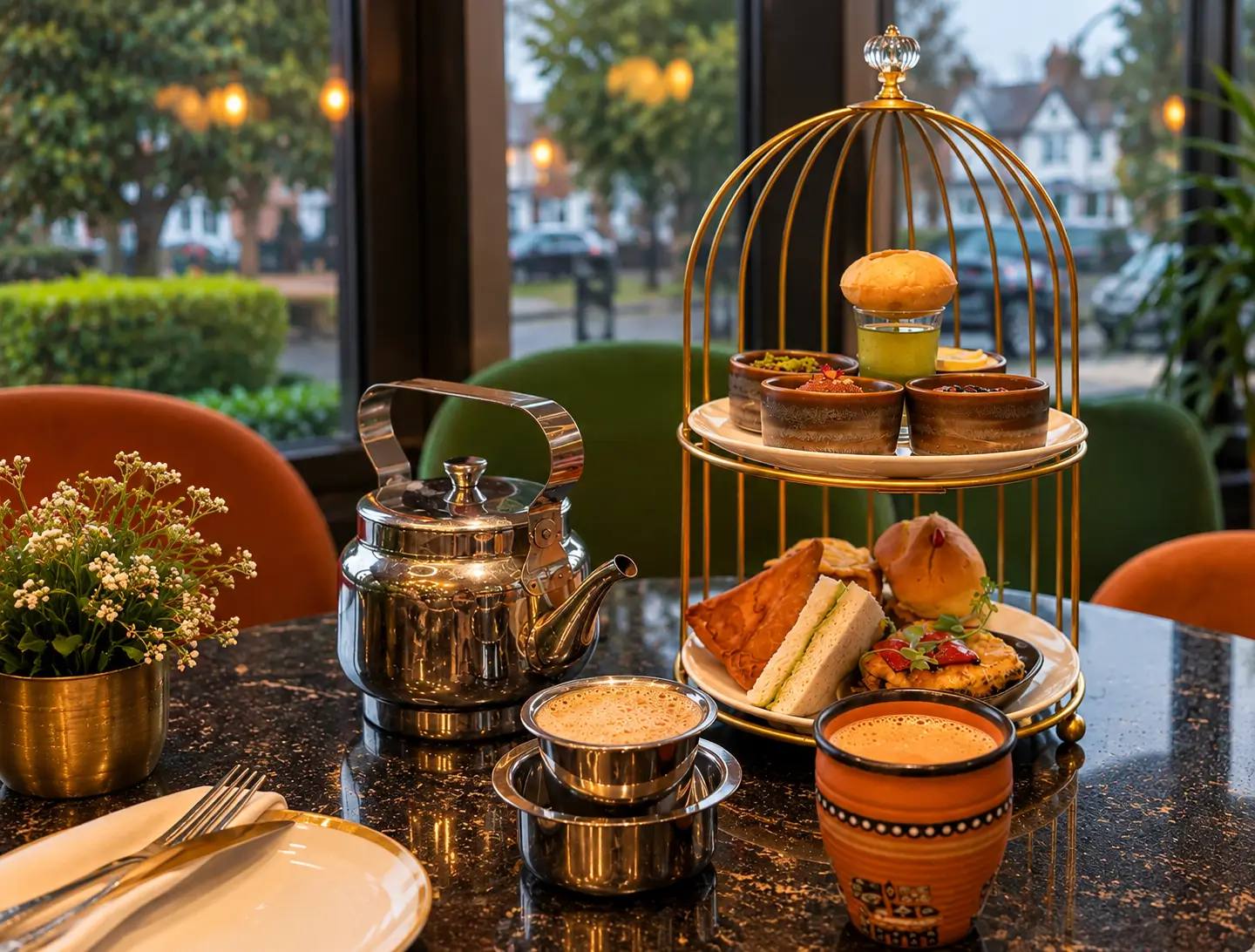 Indian Afternoon Tea at Dastaan Leeds