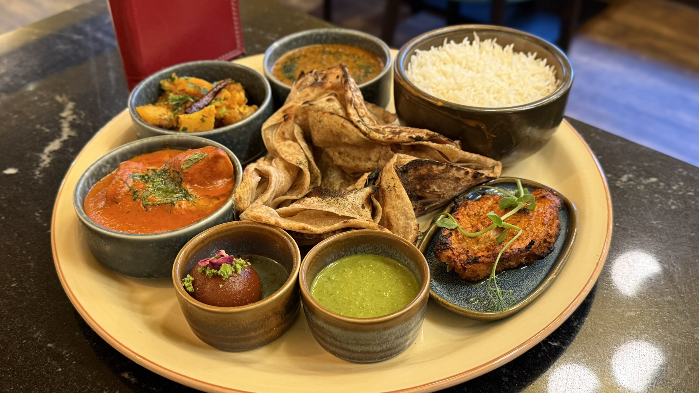 Traditional Thali Brunch Feast at Dastaan Leeds